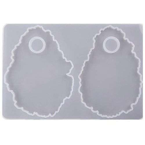 Moule En Silicone Irrégulier, Moule En Résine De Plateau D¿Affichage De Récipient Cosmétique En Silicone, Moule De Plateau De Peinture En Résine Fait À La Main Bricolage
