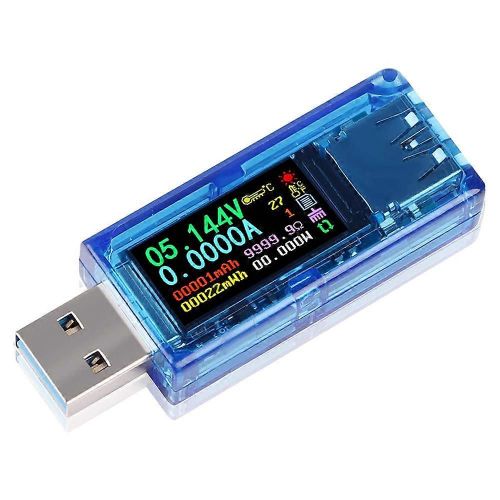 USB 3.0 Testeur Multimètre 3.7-30V 0-4A USB Testeur de tension USB Testeur de courant et de tension numérique USB Voltmètre