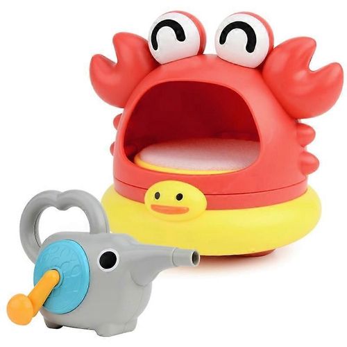 Crabe Bain Jouets Moussants Pour Tout-Petit Souffleur À Bulles Machine À Bulles Baignoire Jouets De Piscine Pour Enfants Bébé Et Enfants