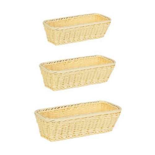 Panier en rotin tissé Couverts Panier de rangement Baguettes Porte-cuillères Fourchette Boîte de rangement Conteneur Organisateur de vaisselle B