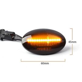 2pcs Led Dynamique Latéral Feux Clignotant Clignotant Pour Opel Corsa B Corsa C F Combo B Combo C