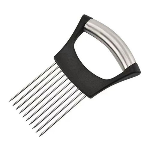 Trancheuse à oignons, coupe-oignons en acier inoxydable, housse de protection incluse, va au lave-vaisselle