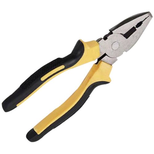 Pince multifonction domestique PVC Poignée en plastique Coupe-fil Étau 8 pouces Coupe-fil Matériel Outils