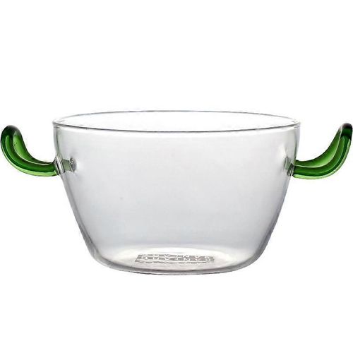 Bol Nordique À Double Oreille Bol En Verre Chaud À Haute Teneur En Borosilicate Bol À Salade En Verre Nordique Créativité Domestique A