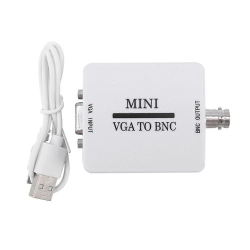 Convertisseur vidéo VGA vers BNC Convertisseur Convertisseur Boîtier Composite VGA vers BNC Adaptateur Conversor Digital Switcher Box pour moniteur HDTV