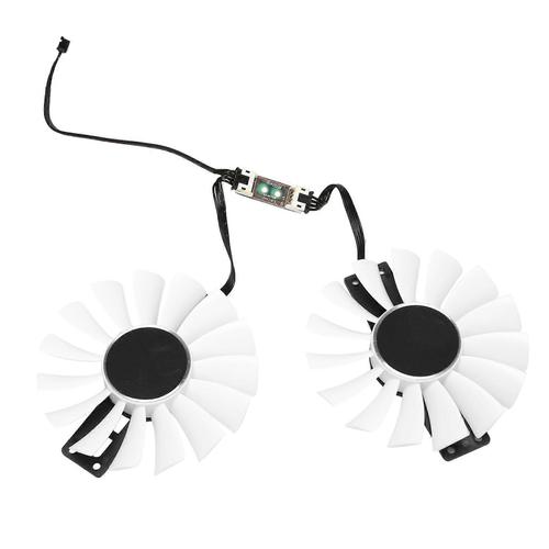 FD9015U12S 0.55A GTX1060 ventilateur de refroidissement pour EMTek Palit GTX 1060 6GB blanc ventilateur de refroidisseur de carte vidéo (2 pièces)