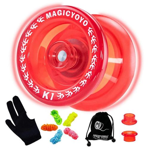 K1-Plus Yoyo Réactif Professionnel Pour Les Enfants, Yoyo En Plastique Avec Roulement C Étroit, Yoyo Pour Les Débutants