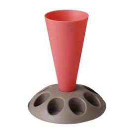 Support De Poche À Douille En C, Porte-Poche À Douille Avec Buses À 8 Fentes, Support De Poche À Douille En Plastique Pour Kit De Décoration De Gâteau