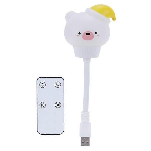 Veilleuse Ours Télécommande Usb Led Veilleuse Pour Enfants Salon Babylights