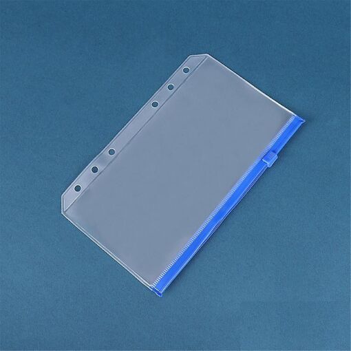 12pcs A6 6-Trou Binder Pocket Imperméable Pvc Budget Enveloppes Poc...