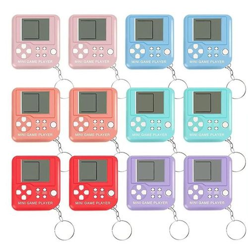 12 Pcs Party Favors Porte-Clés Pour Enfants Jeux Vidéo Porte-Clés Pour Sac À Dos Anniversaire École Party Favor Fournitures Porte-Clés
