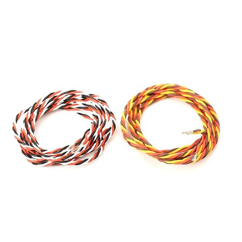 2pcs 5m 16 Pieds 20awg 30core/60core Câble D¿Extension De Servo Torsadé Jr Futaba Fil Torsadé Pour Accessoires D¿Avion Rc