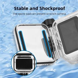 60m Boîtier étanche Boîtier pour GO3 GO 3 Boîtier de plongée sous-marine Boîtier de protection Accessoires pour appareil photo