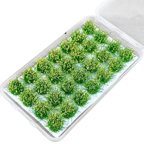 28 Pcs 1 Boîte Végétation Vert Feuille Fleur Grappe Modèle Modèle Train Bricolage Matériel Scène De Sable Jouet I