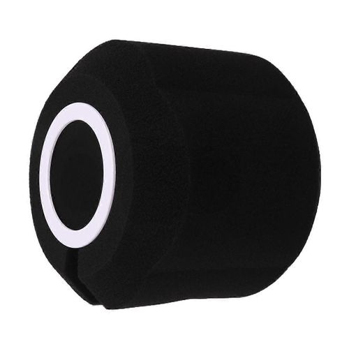 C3 Microphone pare-vent Écran de micro Filtre acoustique Acoustique pour studios d¿enregistrement Micro Mousse insonorisante Noir
