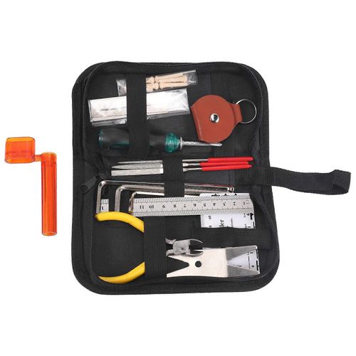 26 Pcs Guitare Réparation Entretien Entretien Outil Kit, Guitare Entretien Nettoyage Outil Kit Pour Guitare Ukulélé Basse Mandoline Banjo