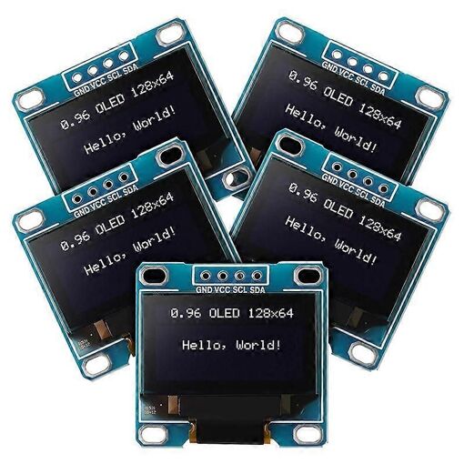 0.96 Pouces Oled Module 128x64 Pilote Iic I2c Série Auto-Lumineuse ...