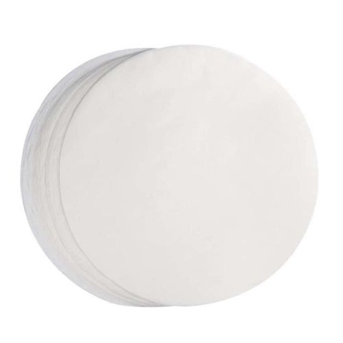 100 morceaux de papier d¿huile de silicone papier cuiseur vapeur 11 pouces papier d¿étain rond résistant à l¿huile et à l¿eau barbecue gâteau au four