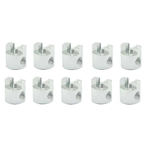 10pcs 3mm Modèle Bateau Entraînement En Métal Chien Arbre Béquille Accessoires Connecteur Fourche À Paie Pour Arc De Bateau Rc, Argent