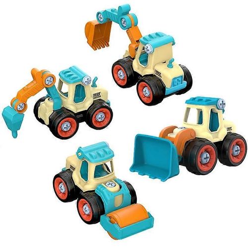 Camion De Construction Jouets Se Convertit En Voiture Télécommandée Enfants Bricolage Blocs De Construction Jouet Pour 3, 4, 5, 6 Ans Et Cadeau