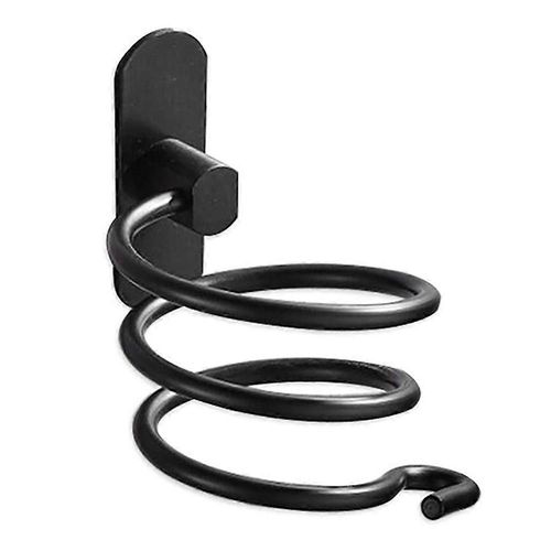 Sèche-cheveux Porte-Ventilateur Organisateur Mural Spirale Support Support Rack Étagère En Aluminium Salle De Bain Accessoire De Salle De Bain C