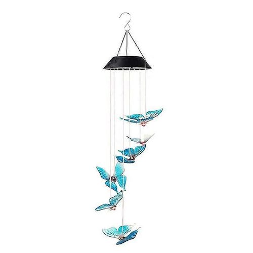 Papillon LED Couleur Changeante Solaire Carillons De Vent Lumière, À L¿extérieur Jardin Arbre Terrasse Suspendu Jardin Lumière Décoration De La Maison