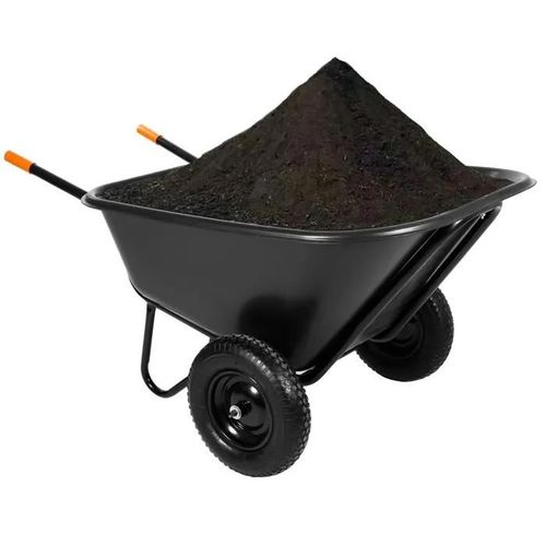 Springos® Brouette de Jardin 300 Litres à Deux Roues