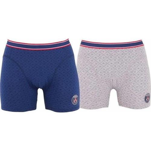 4 Ans - Boxers - Paris Saint Germain - Lot De 2 - Taille Enfant - 95% Coton - Lavable En Machine