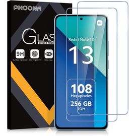 Verre Trempé Pour Xiaomi Redmi Note 13 4g/5g, Lot De 2 Vitre Film Protection Écran Compatible Avec Redmi Note 13, Dureté 9h Vitre, Ultra Clair, Anti-Rayures, Facile À Installer(6,6[Tre0801500]