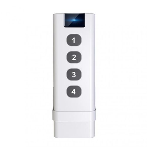 Commutateur de scène intelligent Tuya Zigequation,1-4 gangs,mini design portable pour la maison,vie intelligente- Four Key-C6