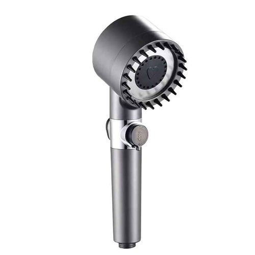 Pommeau de douche filtré à haute pression,économie d'eau réglable,arrêt à une touche,buse de massage,3 modes- Shower Head