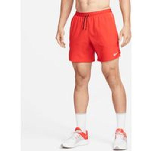 Short De Running Avec Sous-Short Intégré 18 Cm Dri-Fit Nike Stride Pour Homme - Rouge