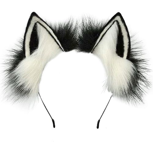Serre-Tête En Fausse Fourrure Faite À La Main Avec Oreilles De Chat Artificielles - Accessoire De Costume D'halloween - Pour Halloween, Thanksgiving, Fête, Cosplay[X144]