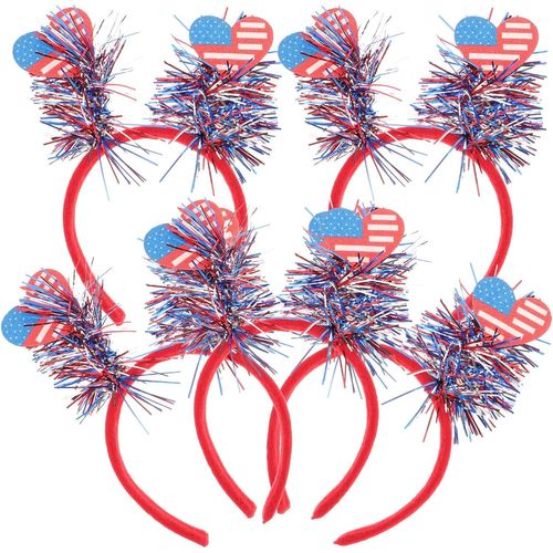 Lot De 5 Serre-Têtes Patriotiques Pour Femme Et Fille 4 Juillet[X1830]