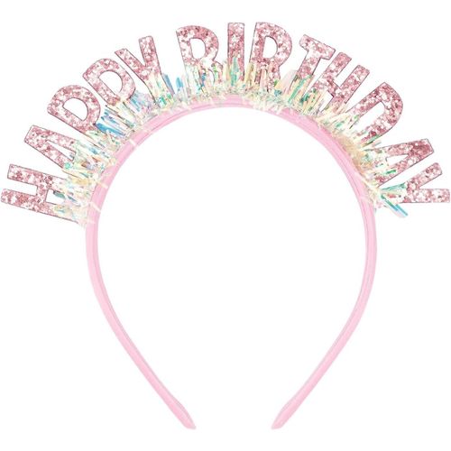 Bandeaux Happy Birthday Pour Filles Et Enfants - Accessoire De Fête D'anniversaire - Rose[X2498]
