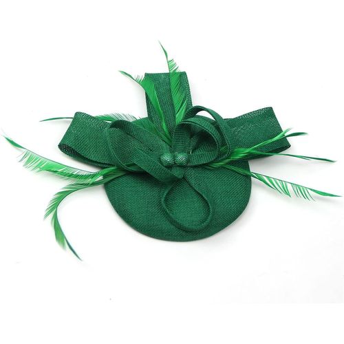Chapeau En Forme De Boîte À Pilules Avec Plumes, Casquettes Pour Femmes, Serre-Tête Pour Soirée Thé, Bandeau Vintage Des Années 20 Et 50 Pour Cocktail De Mariage[X575]