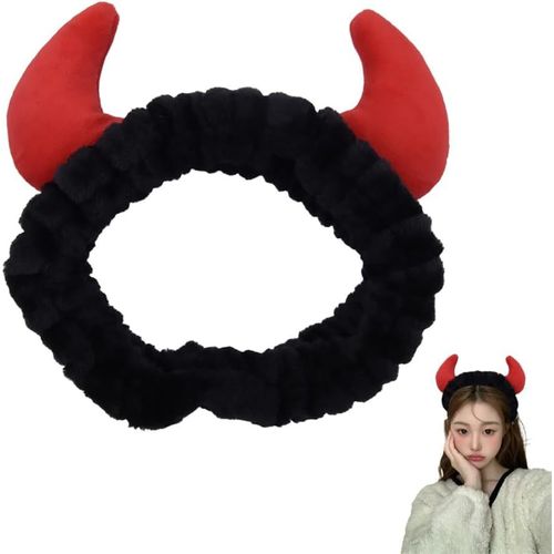 Accessoires De Costume D'halloween Diable Pour Femmes Et Filles - Serre-Tête Pour Se Laver Le Vi[X1908]