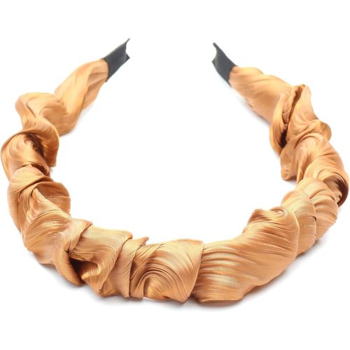 Bandeau En Satin Pour Femme - Bijou De Tête - 1 Pièce - Café[X2102]