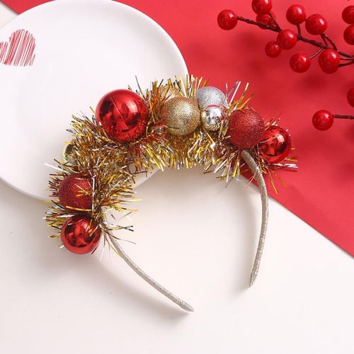 Petits Bandeaux De Noël Avec Cloches Rondes Pour Sapin De Noël, Accessoires De Costume[X2117]