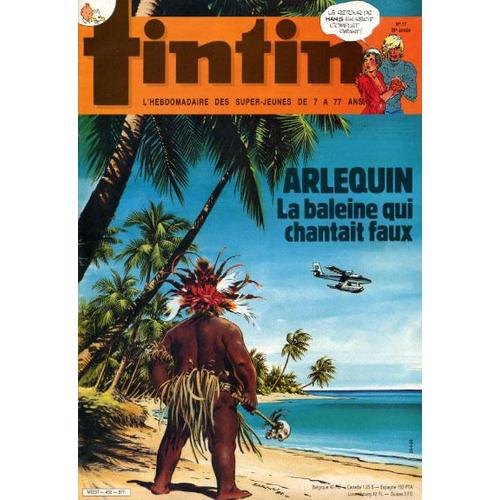 Nouveau Journal De Tintin  N° 450 : Arlequin, La Baleine Qui Chantait Faux