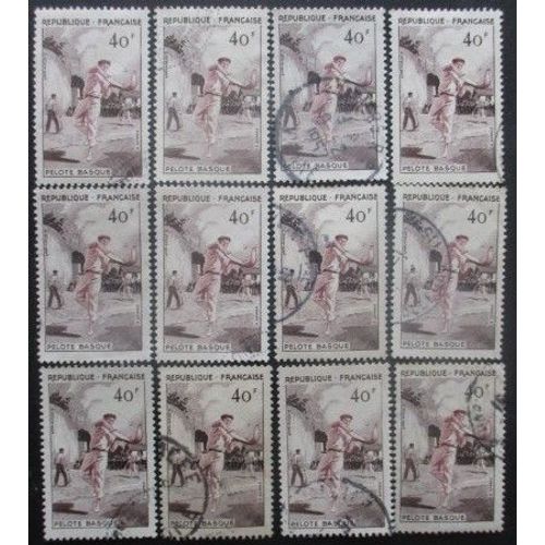 France N°1073 X 12 Oblitéré