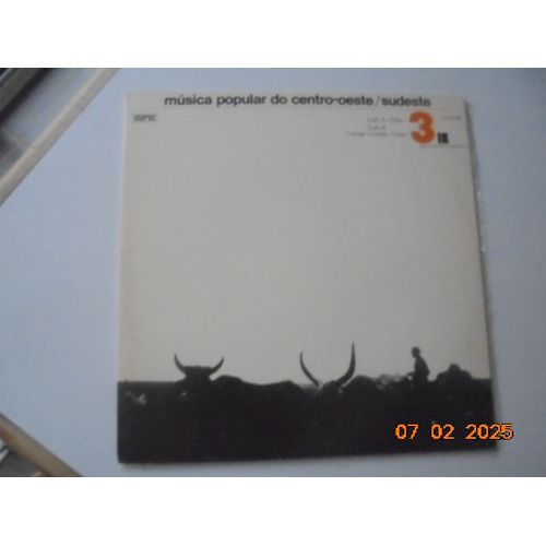 Musica Popular Do Centro Oeste / Sudeste, Vol.3 - Folias, Calango, Ciranda, Coreto - Discos Marcus Pereira Mpa 9323