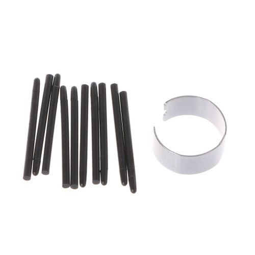Pointes De Recharge Pour Wacom Ctl471 Cth-480 671 472 672 4100 6100 Intuos 3 4 5 Pth-451 651 Tablette Graphique Stylet Nibs - Type 10pcs Black Refill