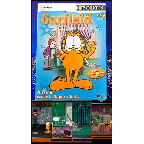 Jeu Pc Garfield Matous Fous Garfield's Mad About Cats/ 39/M3