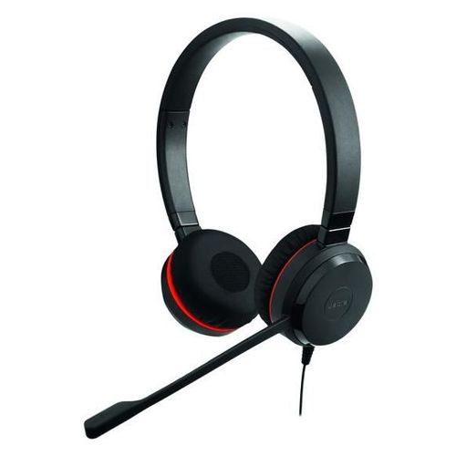 Jabra Evolve 30 II UC stereo - Micro-casque - sur-oreille - filaire - USB-C, USB-A - isolation acoustique - Certifié Alcatel-Lucent, Certifié Avaya, Certifié pour Microsoft Teams, Cisco...