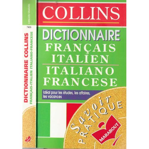 Dictionnaire Collins - Français Italien - Italiano Francese, Idéal Pour Les Études, Le Affaires, Les Vacances