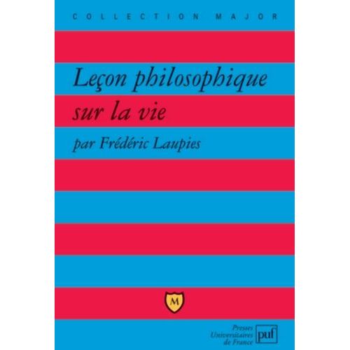 Leçon Philosophique Sur La Vie