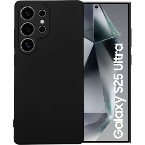 Coque Pour Samsung Galaxy S25 Ultra Silicone Noir Little Boutik©