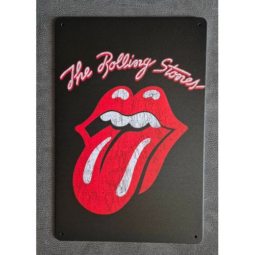 Plaque métallique décorative Rolling Stones