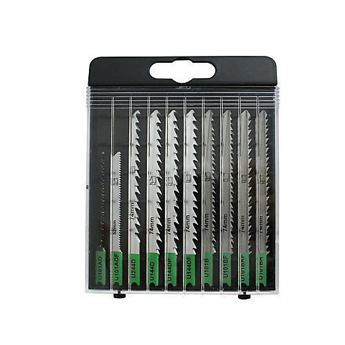 10 lames de scie sauteuse U Bois